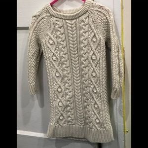 Toddler Cable knit dress